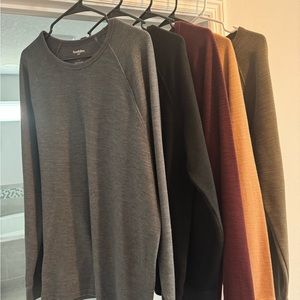 (5) Goodfellow & CO longsleeve shirts EUC